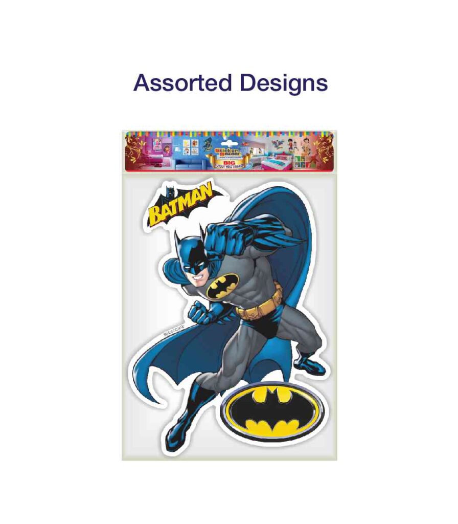 Sticker Bazaar |Batman |Big Cutout Sticker |Pack of 5| - Sticker Bazaar