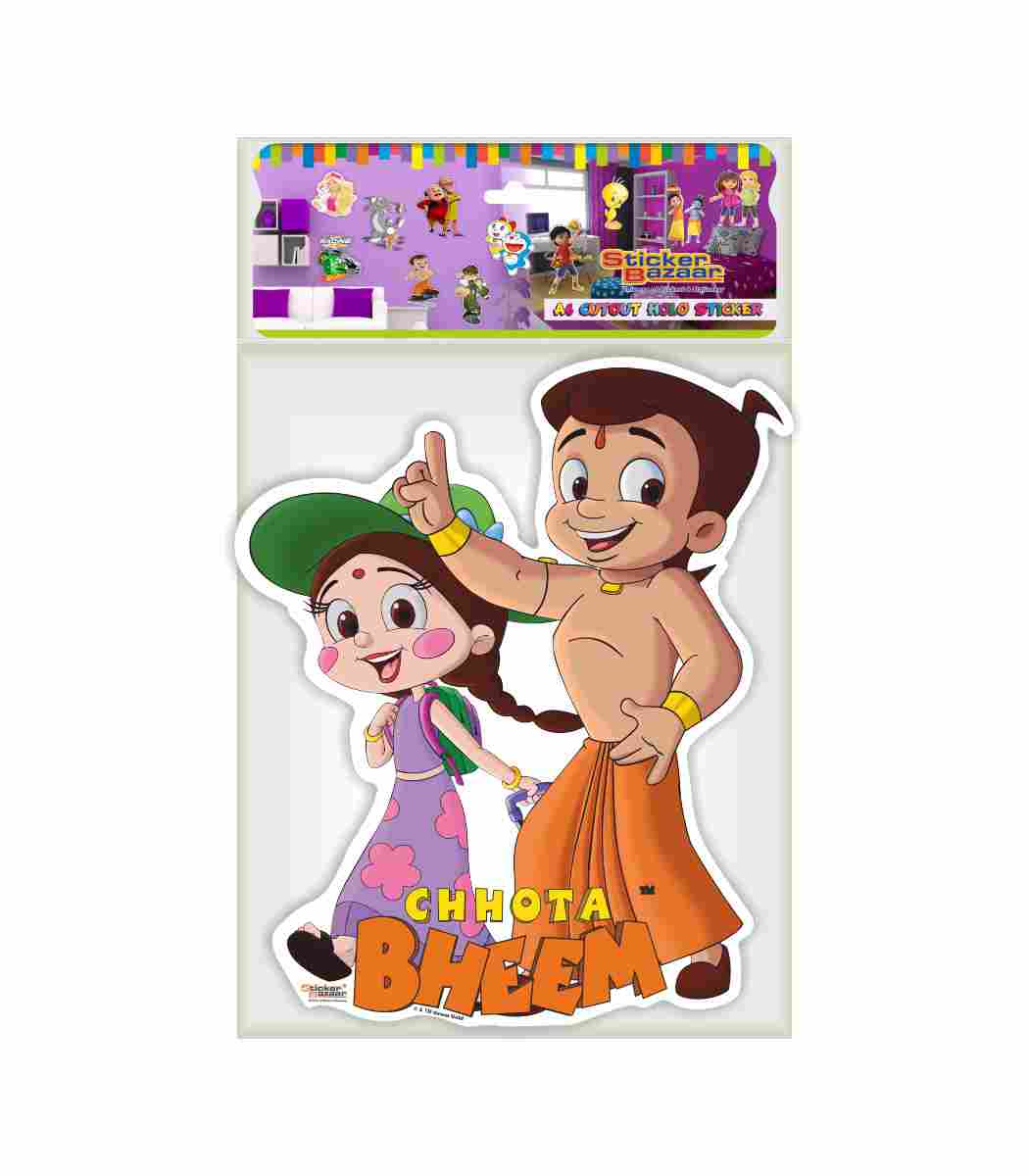 Chhota Bheem A4 Cutout Sticker