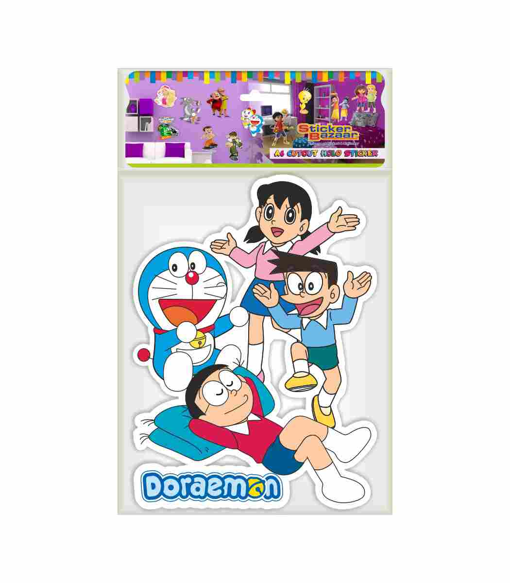 Doraemon A4 Cutout Sticker