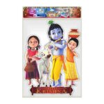Little Krishna Big Cutout Sticker