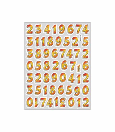 Number A4 Foam Sticker