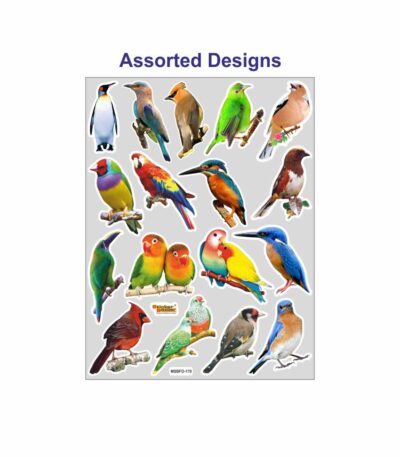 Bird A4 Foam Sticker
