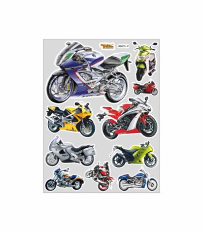 Bike A4 Foam Sticker