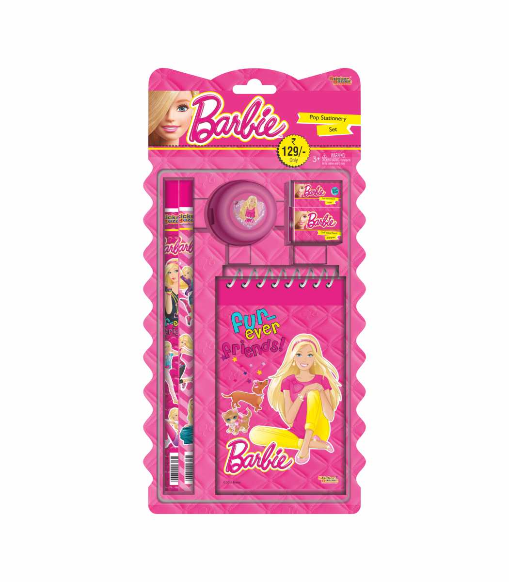 Barbie Stationary Blister set MRP 99