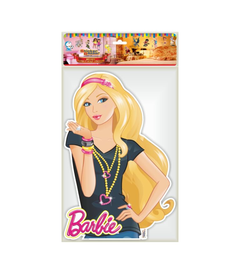 Sticker Bazaar |Barbie |Medium Cutout Sticker |Pack of 5| - Sticker Bazaar