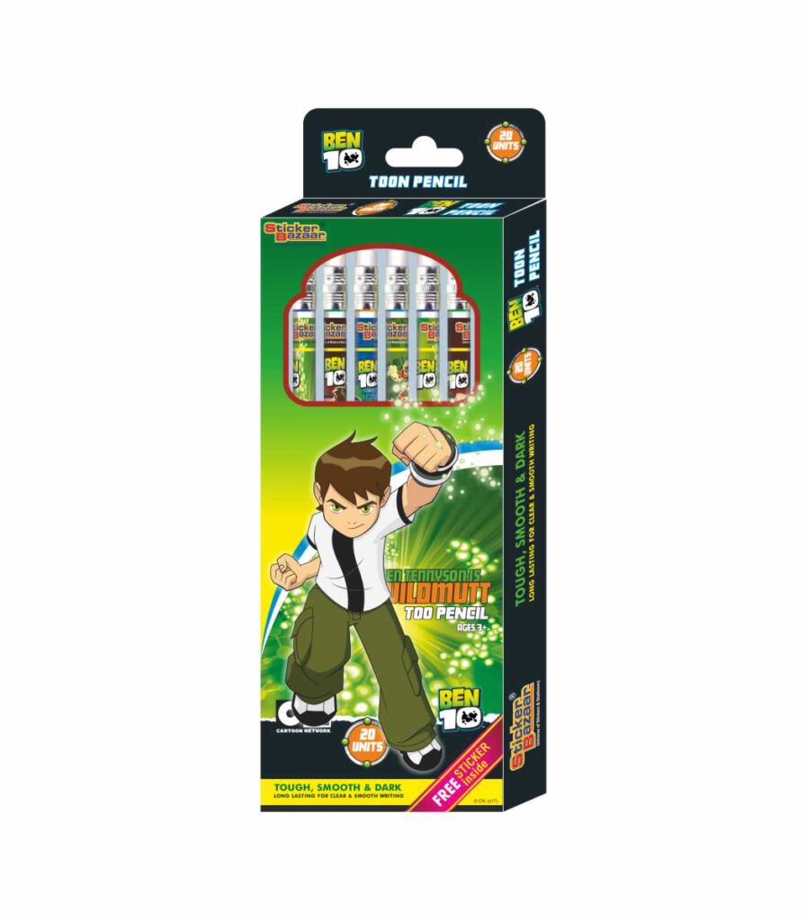 Ben 10 Rubber Tip Toon Pencil