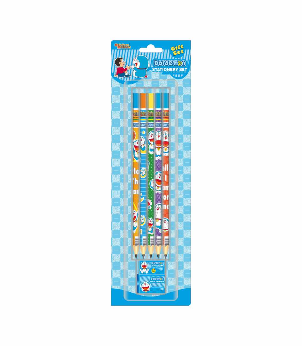Doraemon Blister Pencil Set