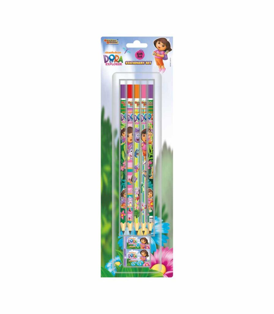 Dora Blister Pencil Set
