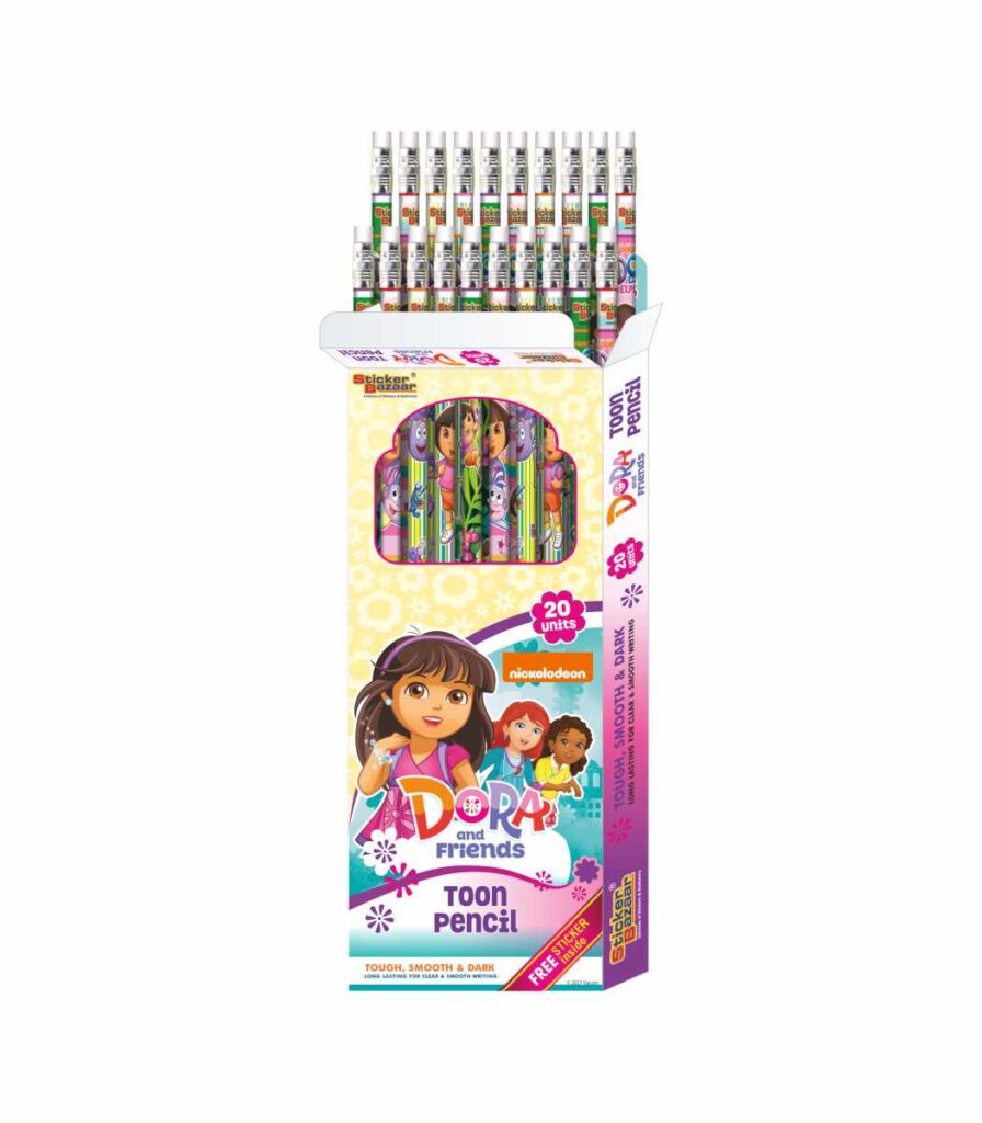 Dora Rubber Tip Toon Pencil