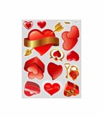 Heart A4 Foam Sticker