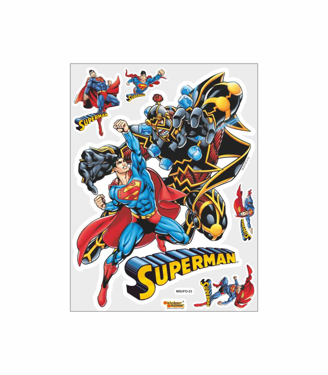 Superman A4 Foam Sticker