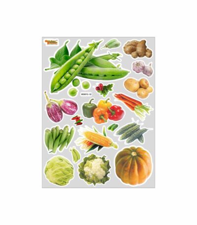Vegetable A4 Foam Sticker