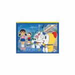 Doraemon A4 Plastic Zipper Pouch Sparkle