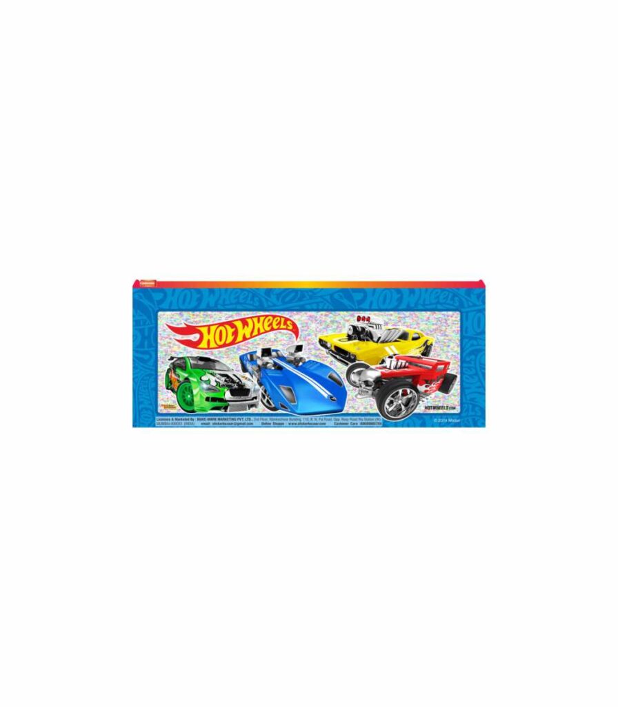 Hot Wheels Small Zipper Pencil Pouch Sparkle