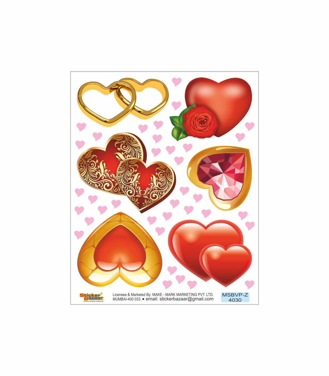 Heart Zag-Mag Sticker