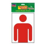 Gents Half Big Symbolic Sticker