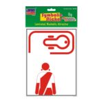 Ladies Toilet Big Symbolic Sticker