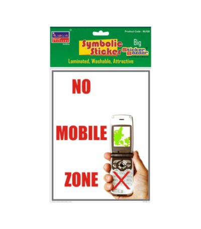 No Moblie Zone 1 Big Symbolic Sticker