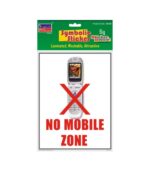 No Moblie Zone 2 Big Symbolic Sticker