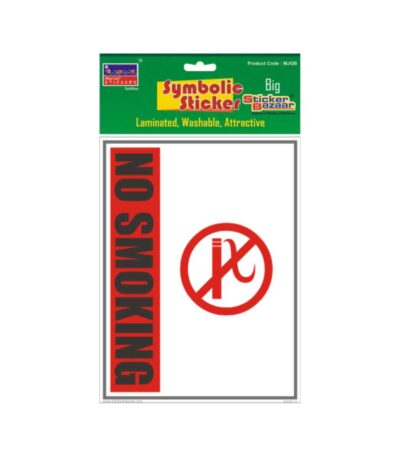 No Smoking 1 Big Symbolic Sticker