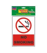 No Smoking 2 Big Symbolic Sticker