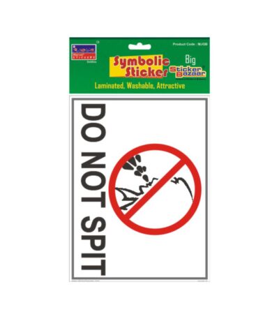 Do Not Spit 1 Big Symbolic Sticker