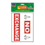 No Exchange Big Symbolic Sticker
