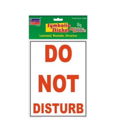Do Not Disturb Big Symbolic Sticker