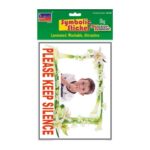 Please Keep Silence Big Symbolic Sticker