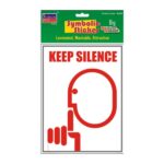Keep Silence Big Symbolic Sticker