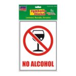No Alcohol Big Symbolic Sticker