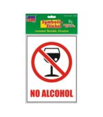 No Alcohol Big Symbolic Sticker