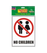 No Children Big Symbolic Sticker