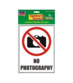 No Photography Big Symbolic Sticker