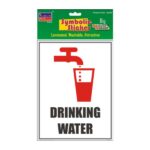 Drinking Water Big Symbolic Sticker