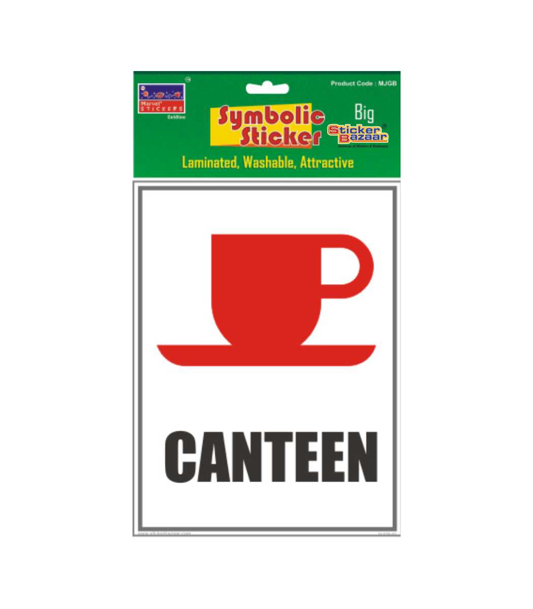Canteen Big Symbolic Sticker