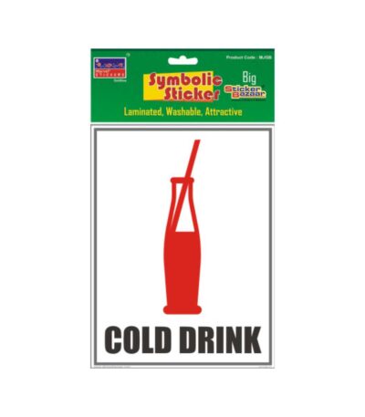 Cold Drink Big Symbolic Sticker
