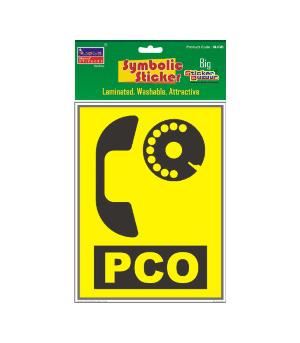 PCO Big Symbolic Sticker