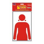 Ladies Half Medium Symbolic Sticker