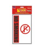 No Smoking 1 Medium Symbolic Sticker