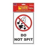Do Not Spit 2 Medium Symbolic Sticker