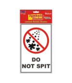 Do Not Spit 2 Medium Symbolic Sticker