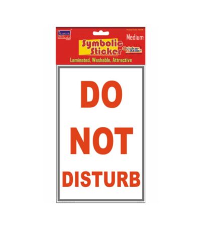 Do Not Disturb Medium Symbolic Sticker