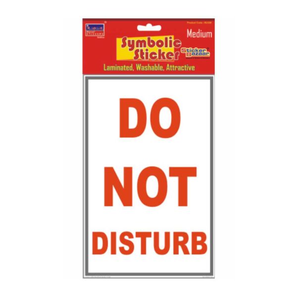 Do Not Disturb Medium Symbolic Sticker