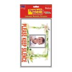 Please Keep Silence Medium Symbolic Sticker