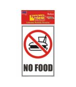 No Food Medium Symbolic Sticker