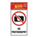No Photography Medium Symbolic Sticker