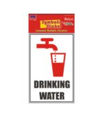 Drinking Water Medium Symbolic Sticker
