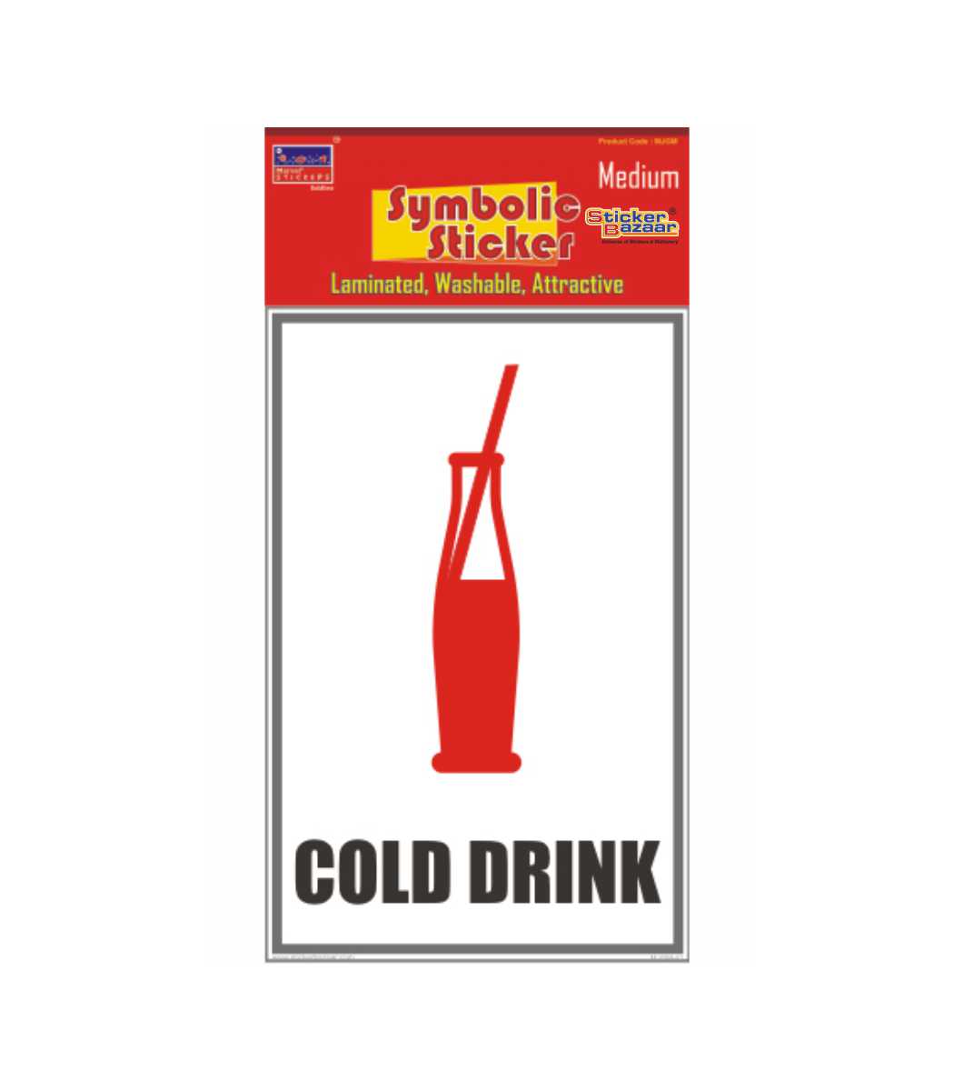 Cold Drink Medium Symbolic Sticker