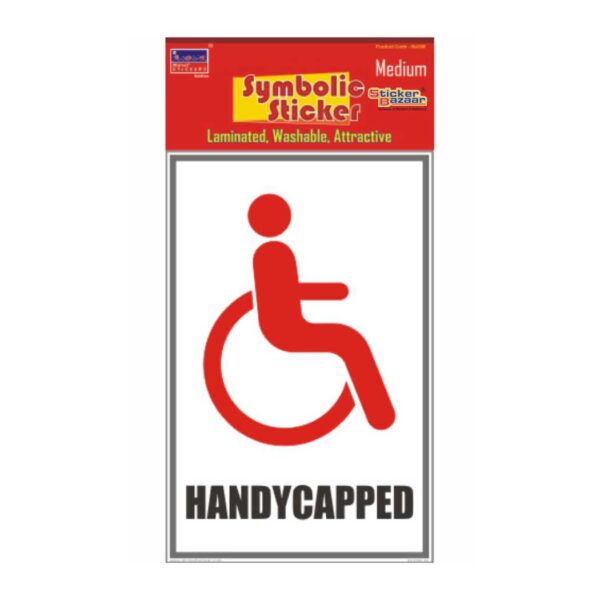 Handicap Medium Symbolic Sticker